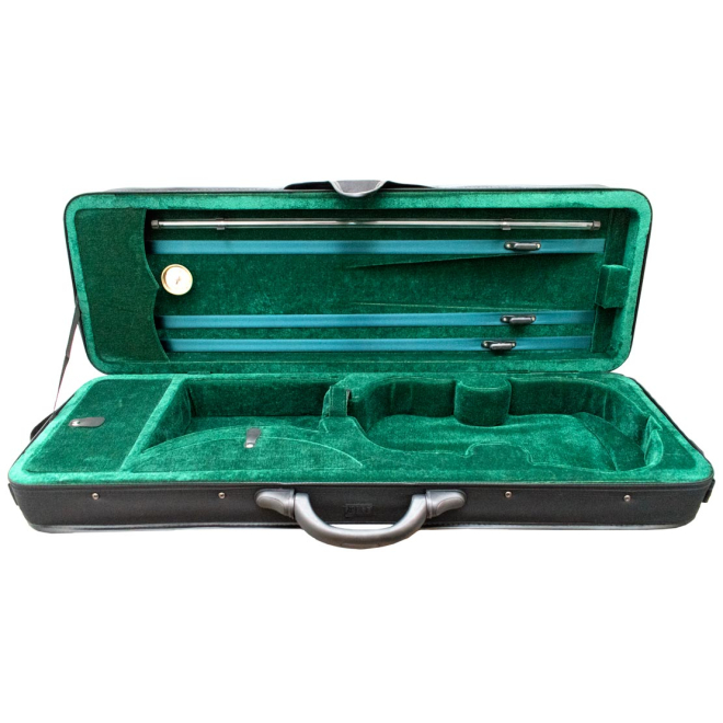 Petz ultra-light violin case, select: interior green / cover black 4/4