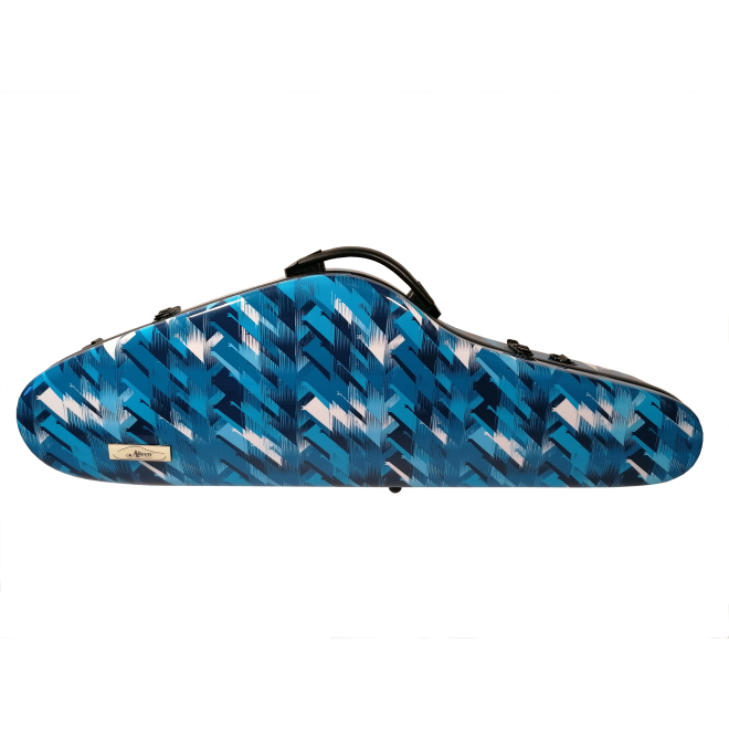 Kunststoffetui für Violine - neues Design, Farbe: blau