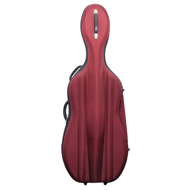 Petz Cello composite case, several handles, back pack system, select: 4/4 red