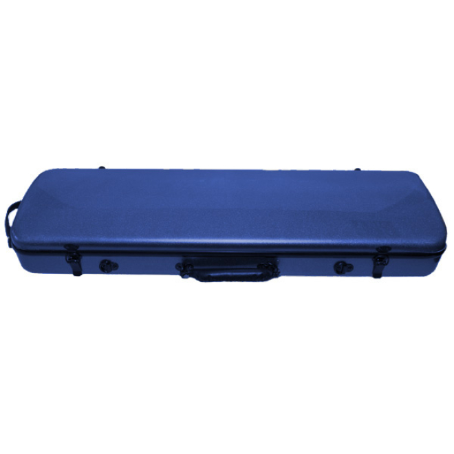 Violine Etui mit 60% Karbon, rechteckig,, Auswahl: blau
