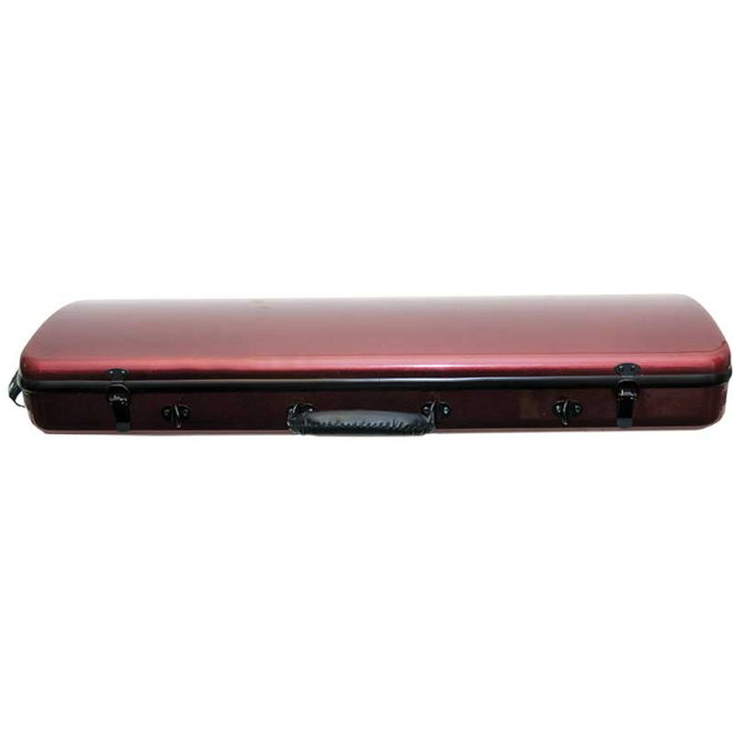 Violine Etui mit 60% Karbon, rechteckig,, Auswahl: rot