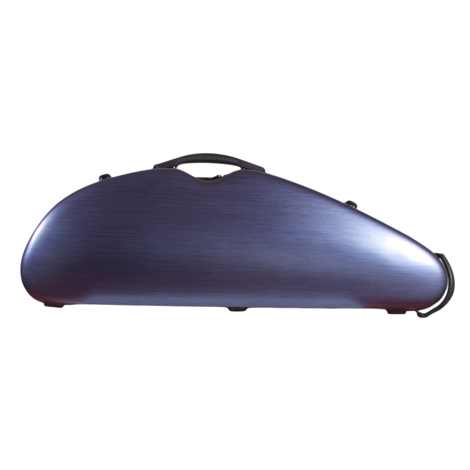 Halbmondförmiges Violine Etui Composite, ultraleicht, Farbe: blau