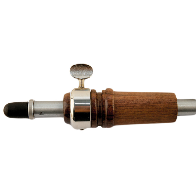 Ulsa bass endpin, tube 35cm, hard chrome plated, select: Rosewood