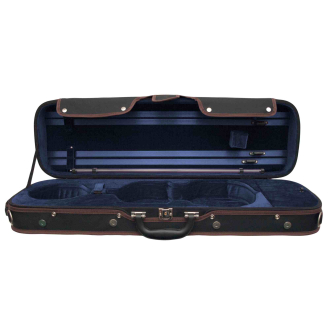Petz Violine Etui, Holzlaminat, Nylon Hülle, Auswahl: Interior blau / Hülle schwarz 4/4
