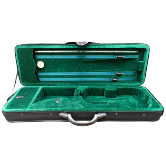 Petz ultra-light violin case, select: interior green / cover black 4/4