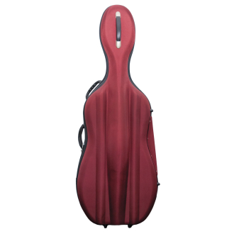 Petz Cello composite case, several handles, back pack system, select: 4/4 red