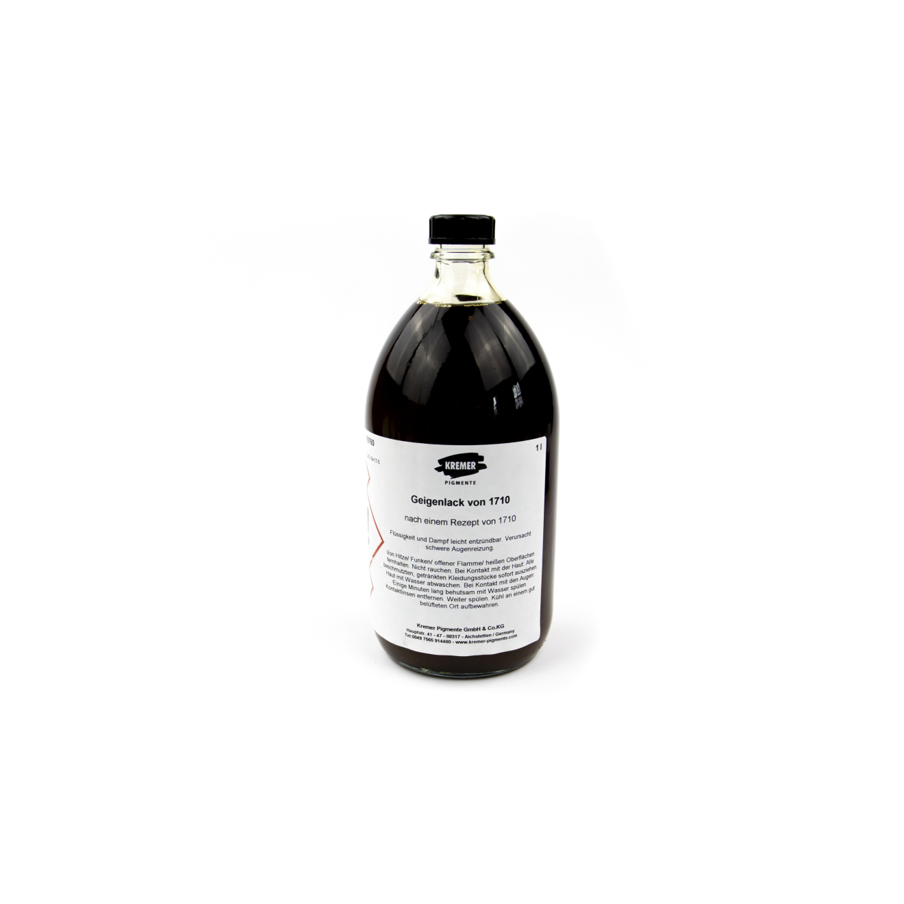 Kremer violin varnish - Recipe of 1710 - 250ml