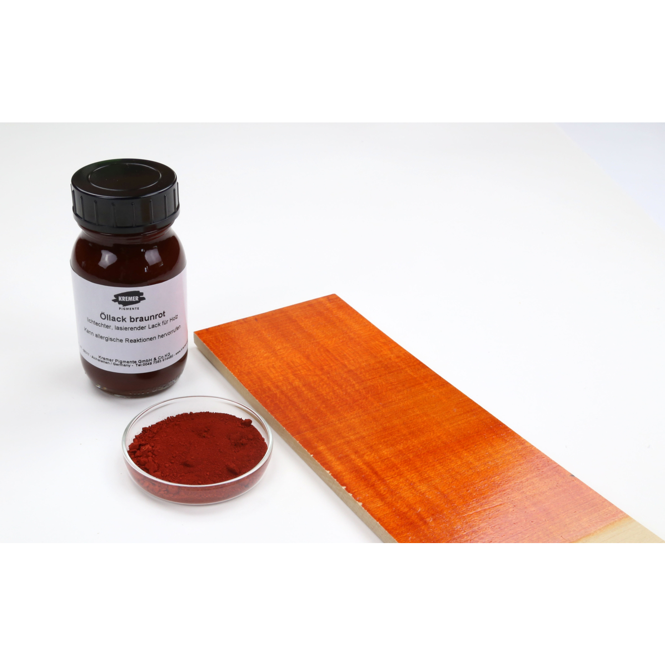 Kremer Öllack, braunrot 30ml