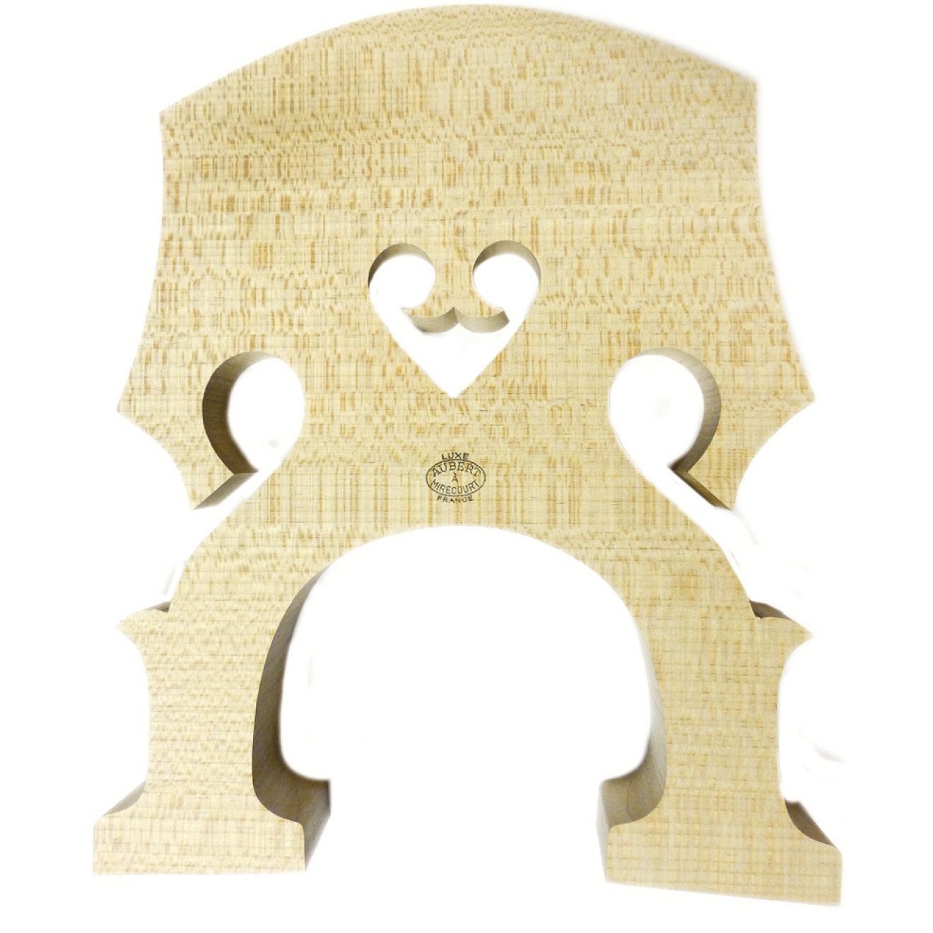 Aubert bass bridge, treated, oval stamp