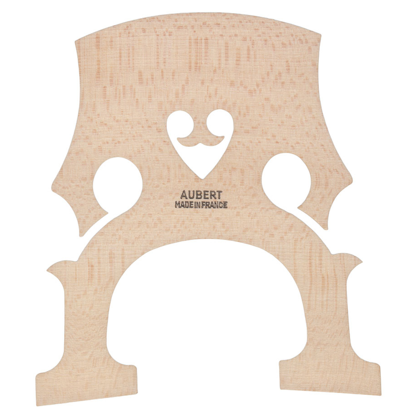 Aubert Cello Steg, ungebeizt, Schriftstempel