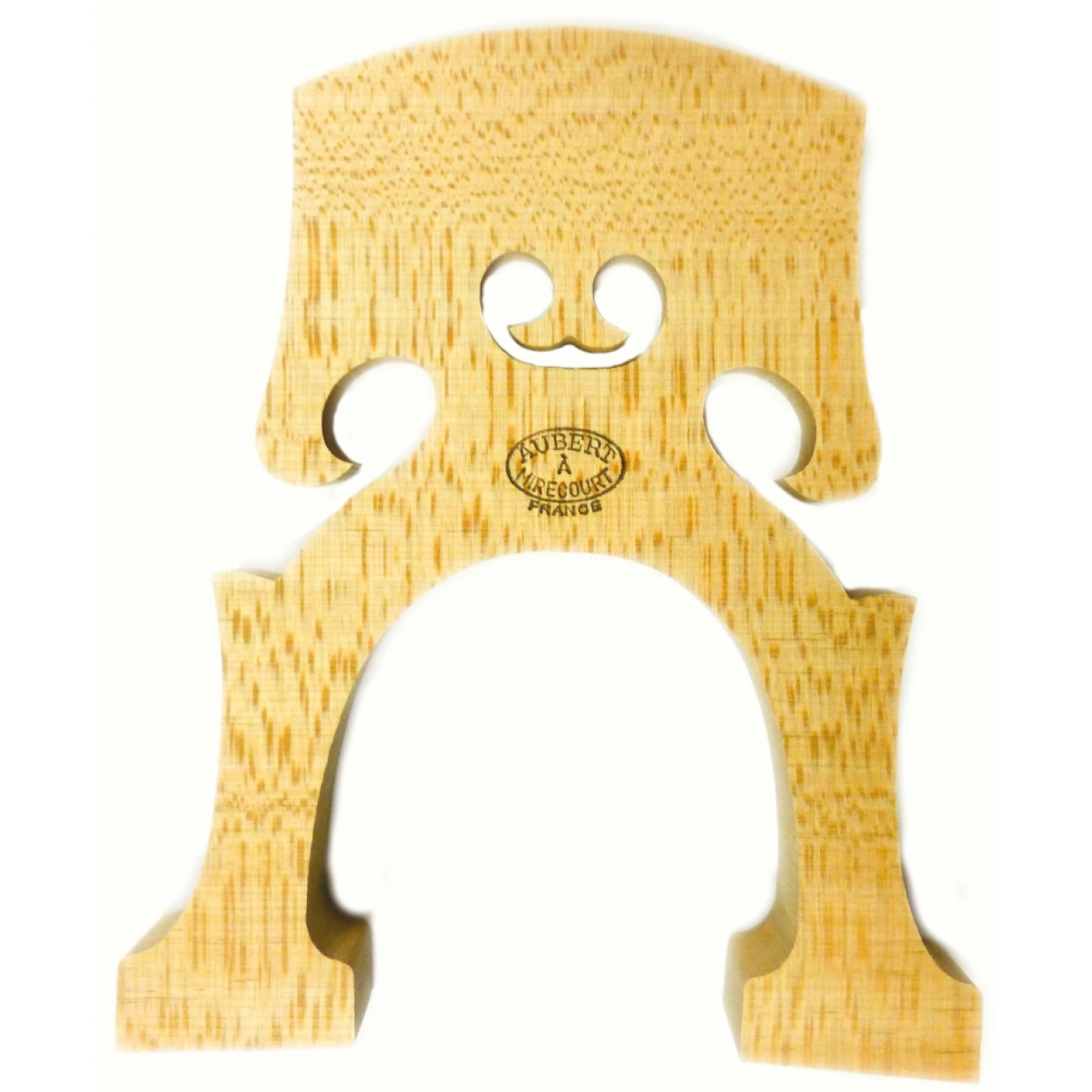Aubert Cello Steg, belgisches Modell, gebeizt, ovaler Stempel