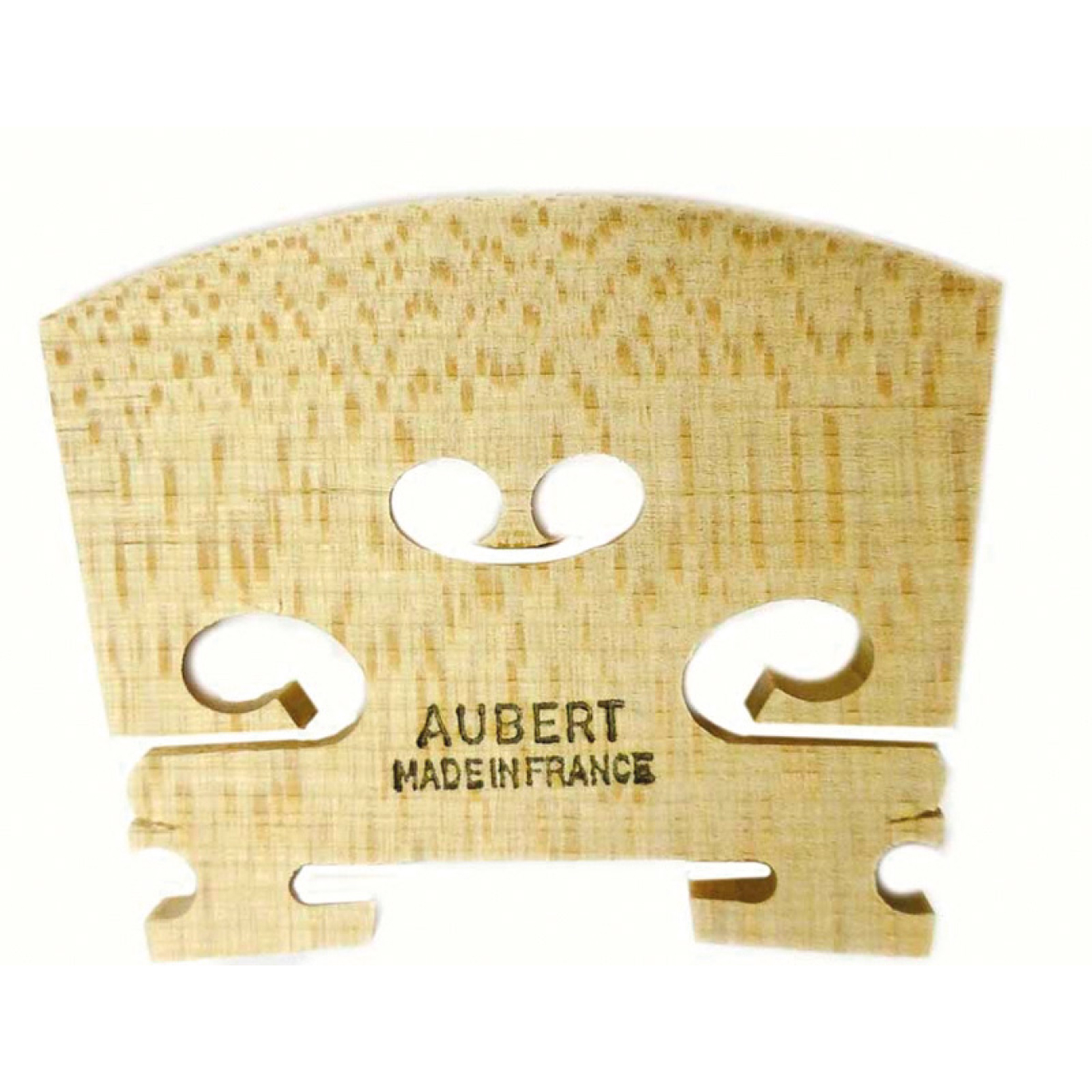 Aubert Violine Steg, ungebeizt, Schriftstempel