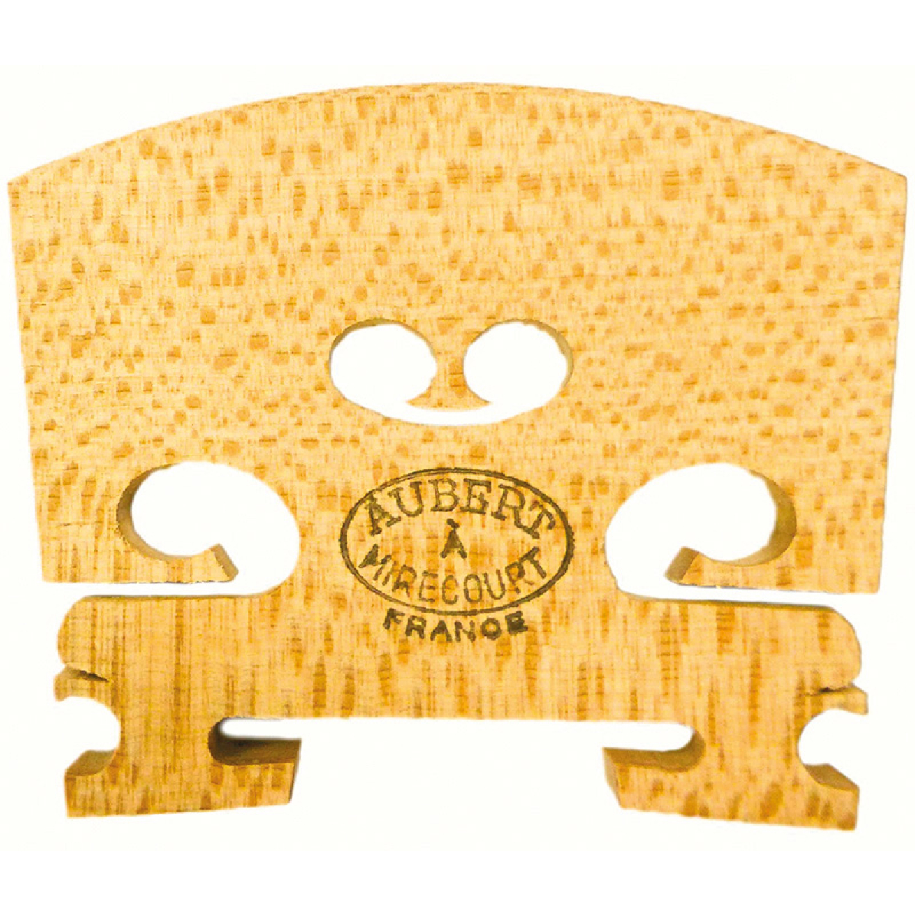 Aubert Violine Steg, gebeizt, ovaler Stempel