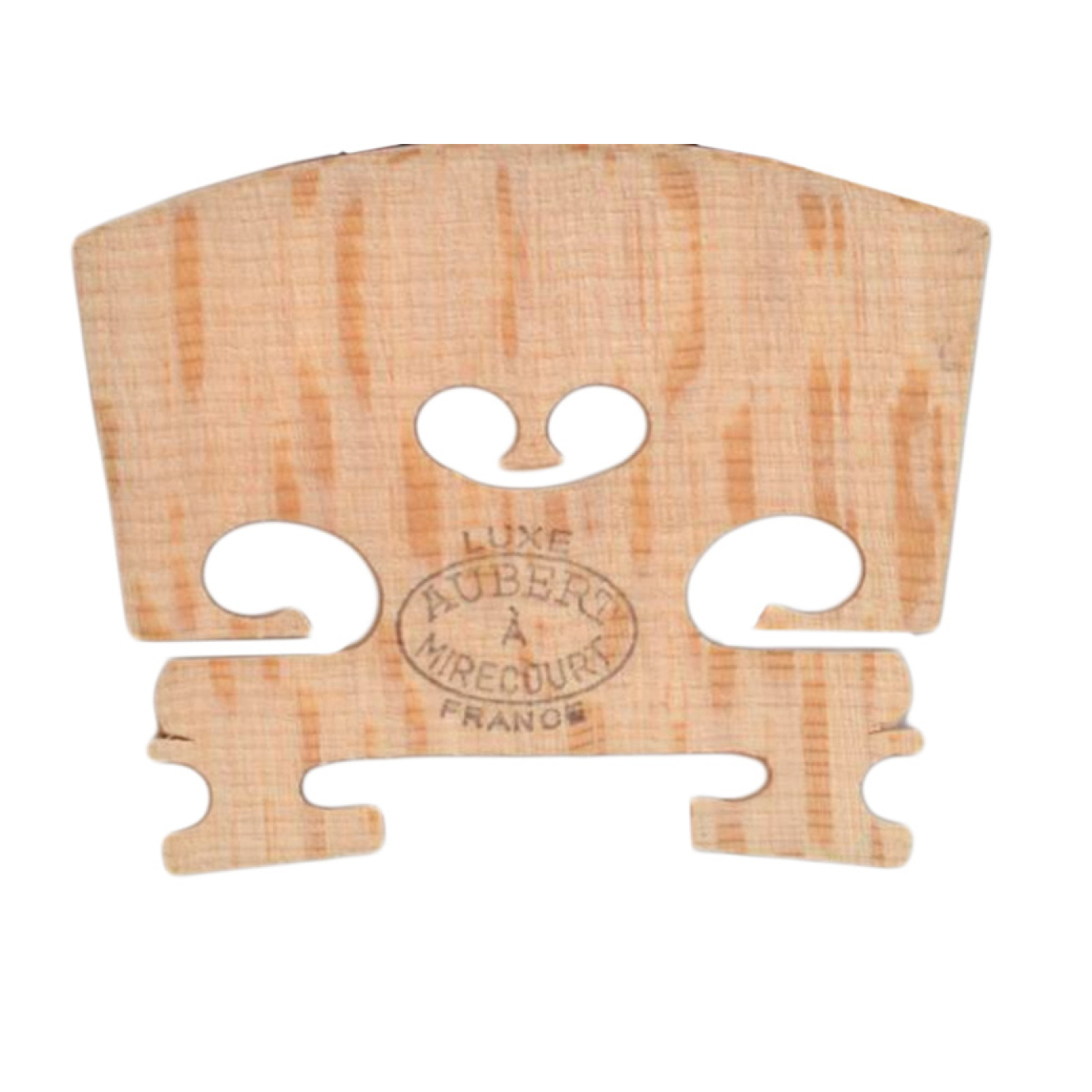 Aubert Violine Steg Luxe, gebeizt