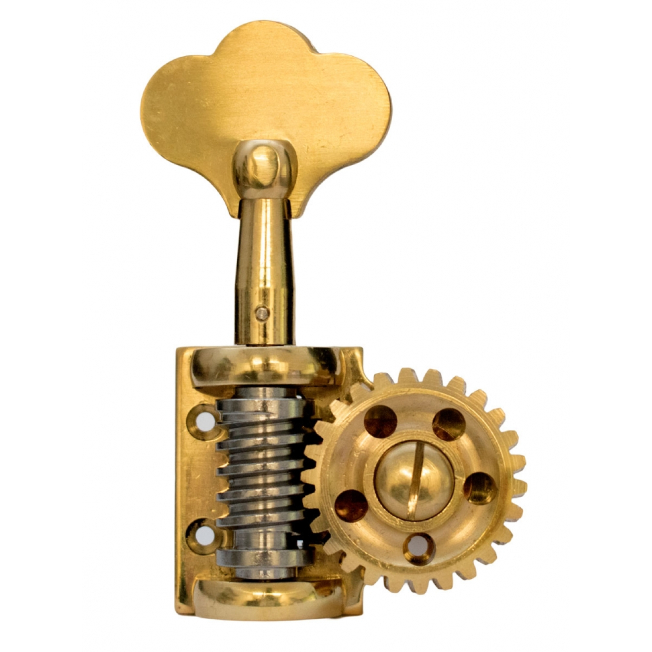Single bass machine, brass, medium quality - 4 pcs. set