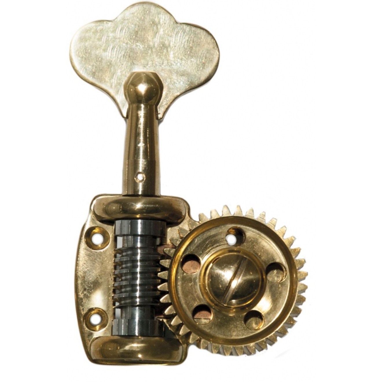 Bass Einzelmechanik, Messing, 4 Stück Set