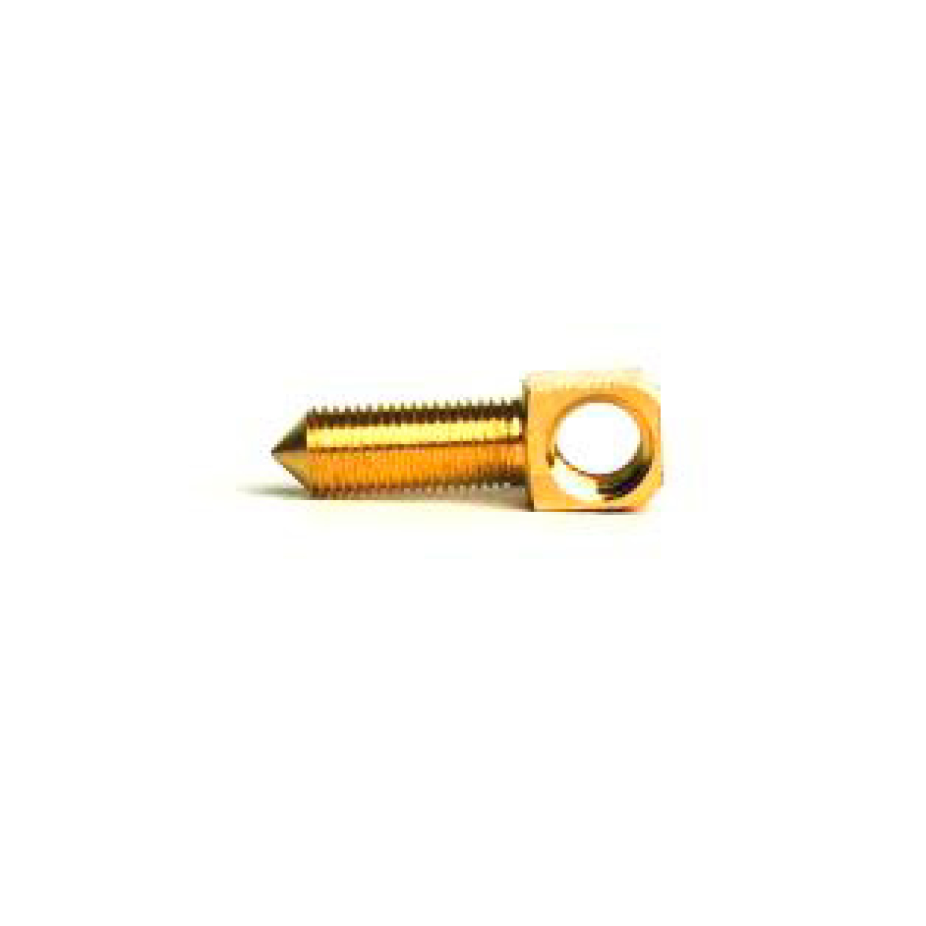 Paulus violin/viola nut, brass, 3,0mm shaft, fine thread