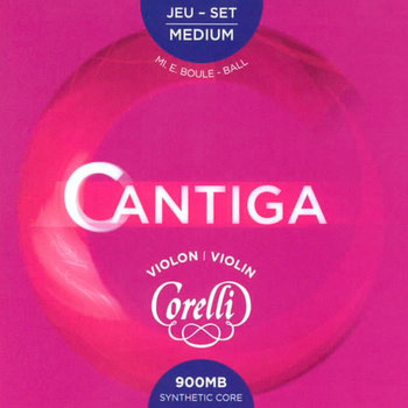 Corelli Cantiga violin SET, ball end