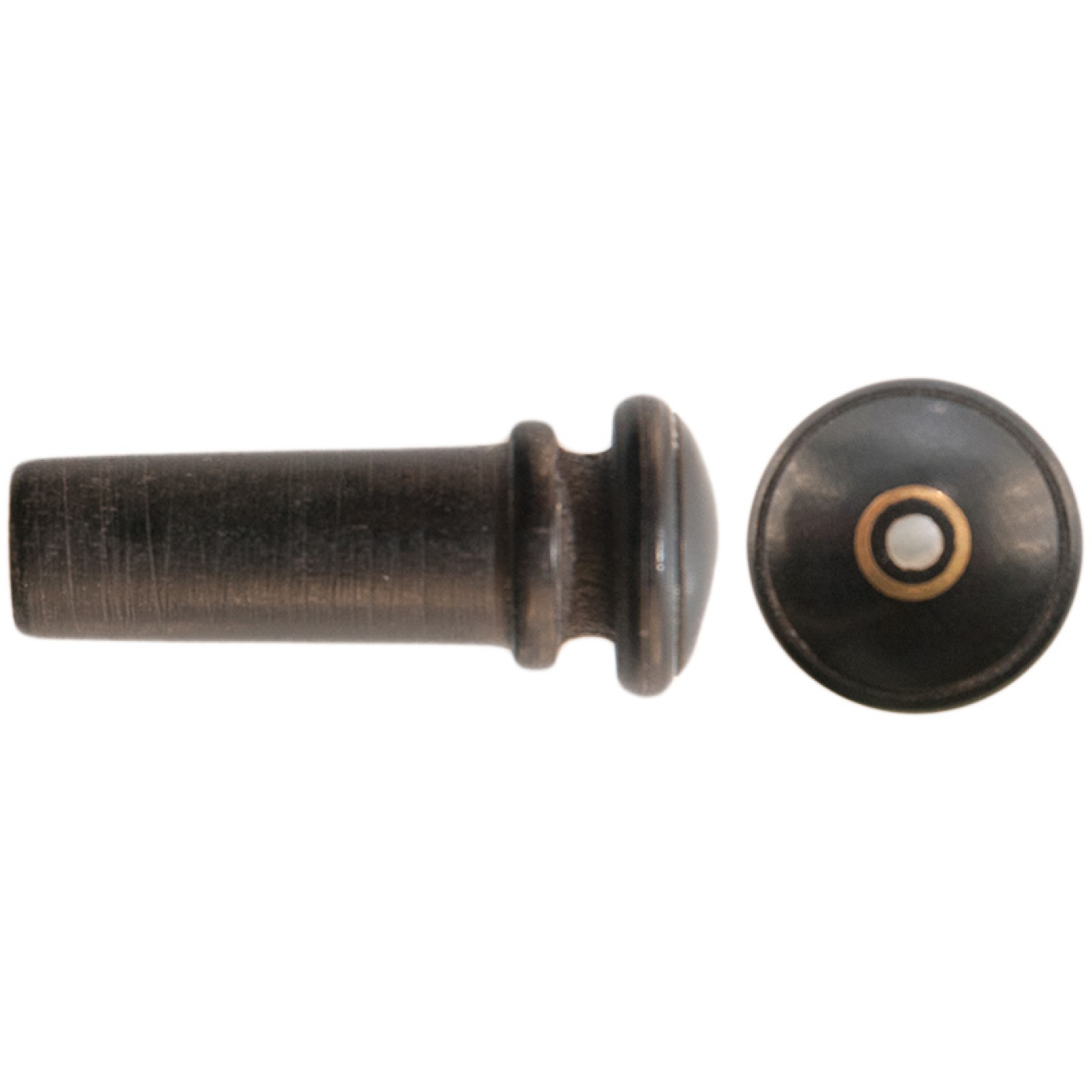 Petz Viola Endknopf, Ebenholz, Pariser Auge