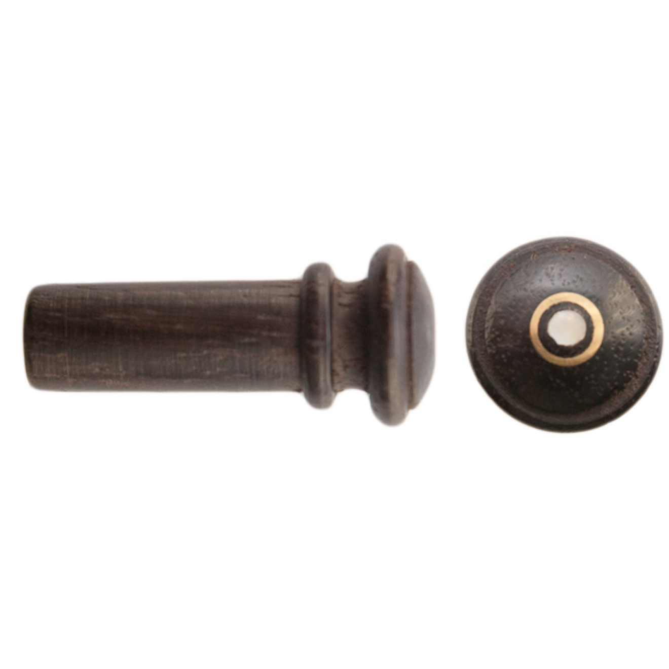 Petz Violine Endknopf, Palisander, Pariser Auge