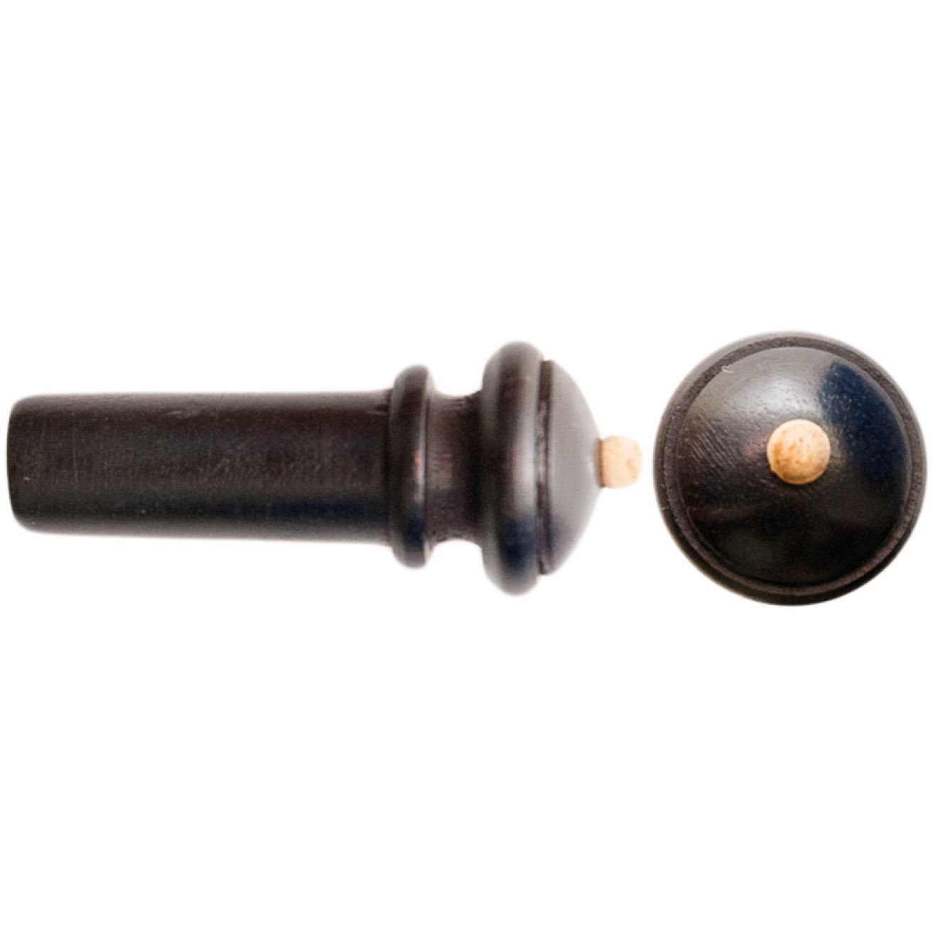 Petz violin endpin, ebony, medium, english model