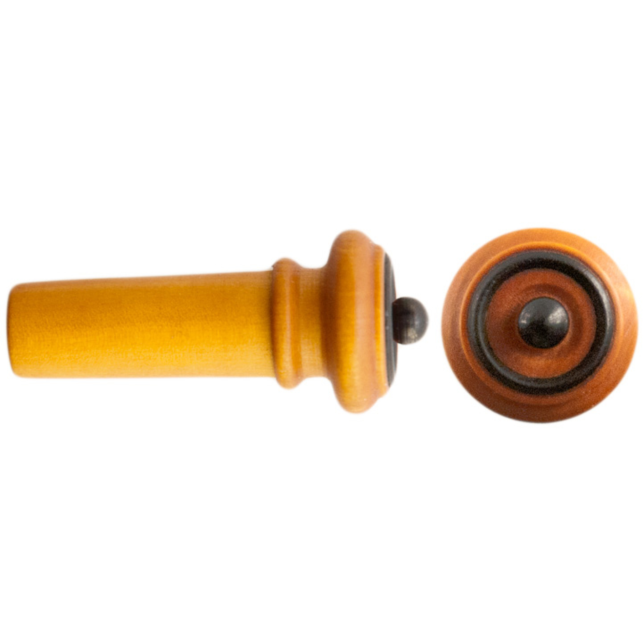 Tempel violin endpin, boxwood