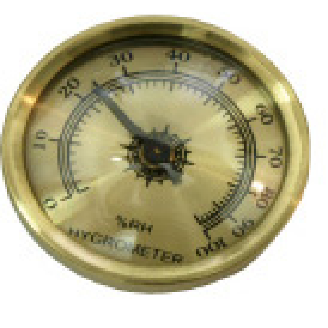 Petz Hygrometer, gold-coloured