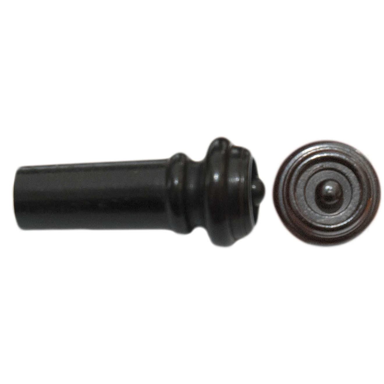 Acurameister Viola InSight Endknopf, Ebenholz, mit schwarzem Knopf u R, mittel