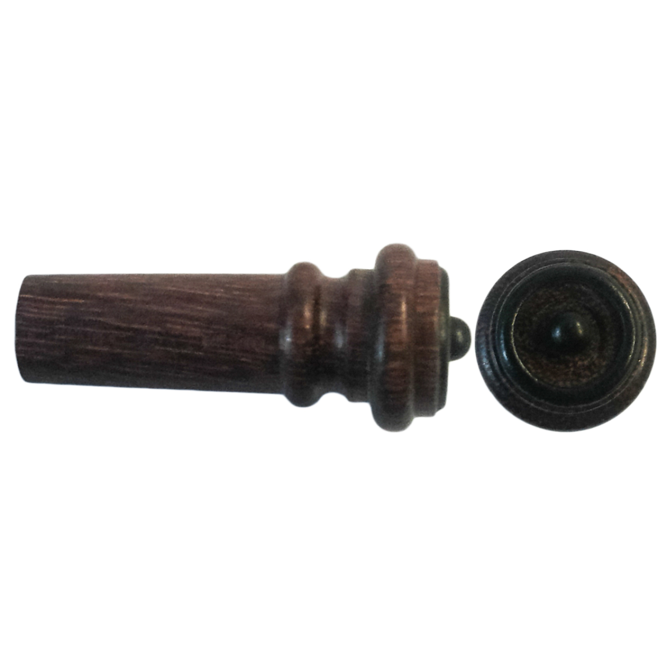 Acurameister Viola InSight Endknopf, Tamarind, mit schwarzem Knopf u R, mittel