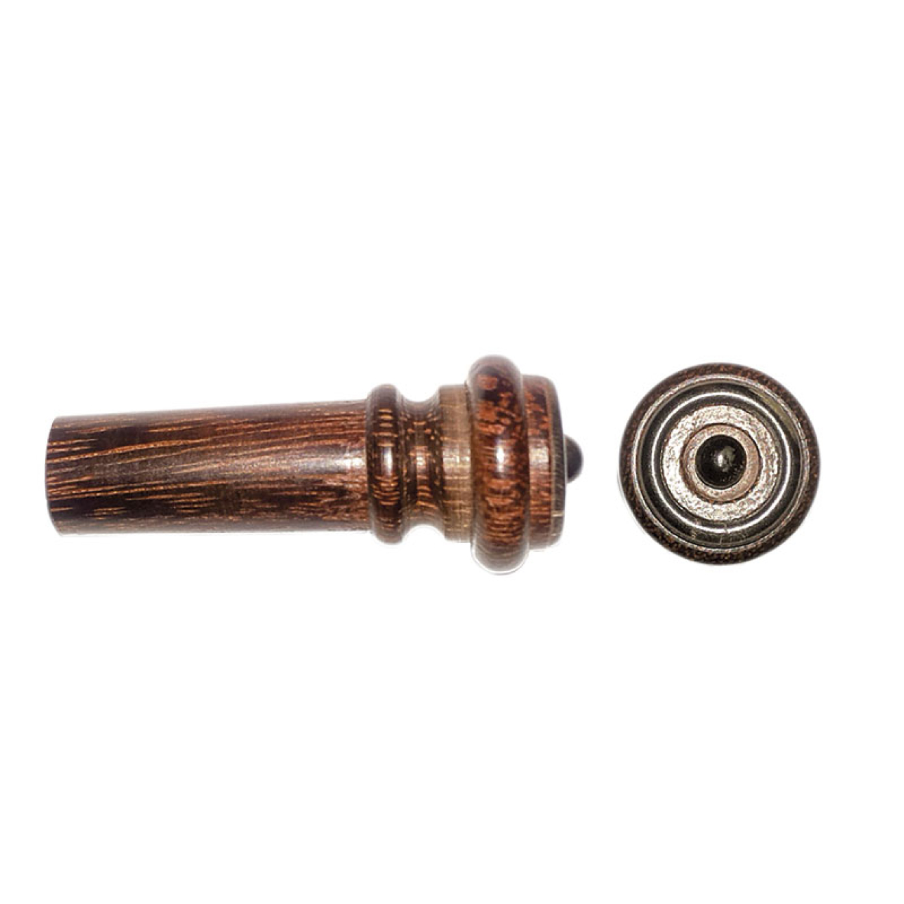 Acurameister Viola InSight Endknopf, Tamarind, mit Horn Knopf u R, mittel