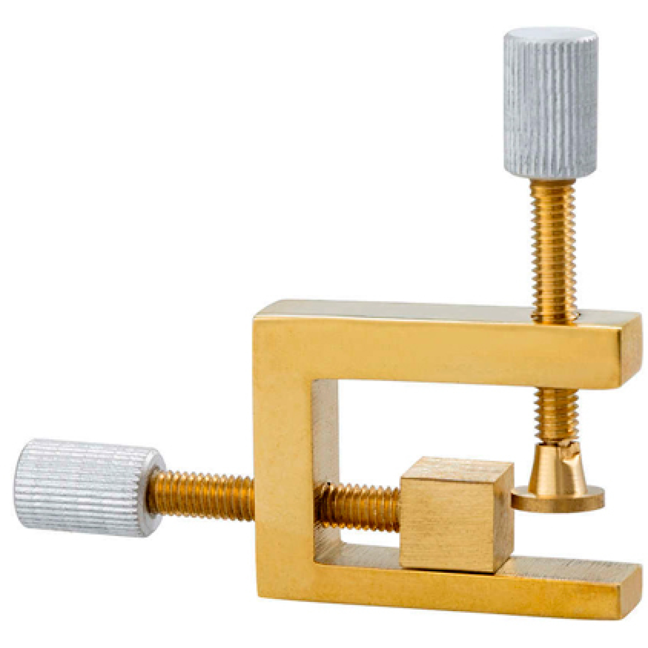 Edge Clamp 2 Screws, brass