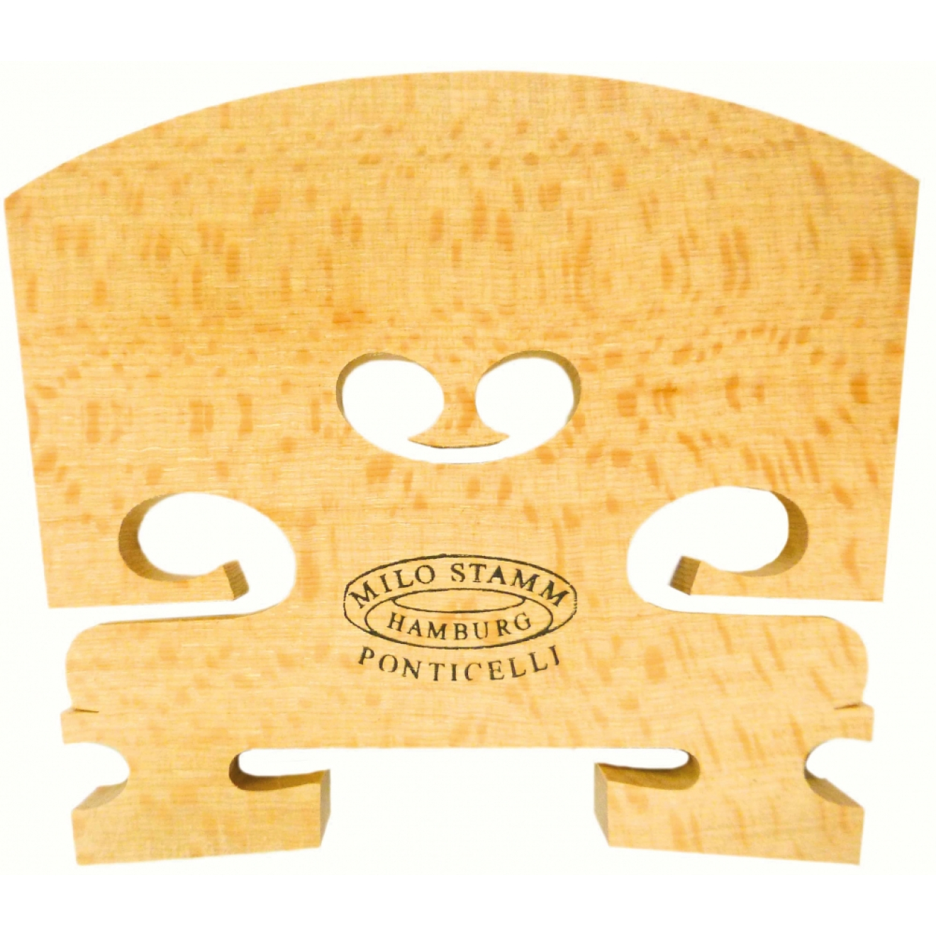 Milo Stamm viola bridge, standard, straight form
