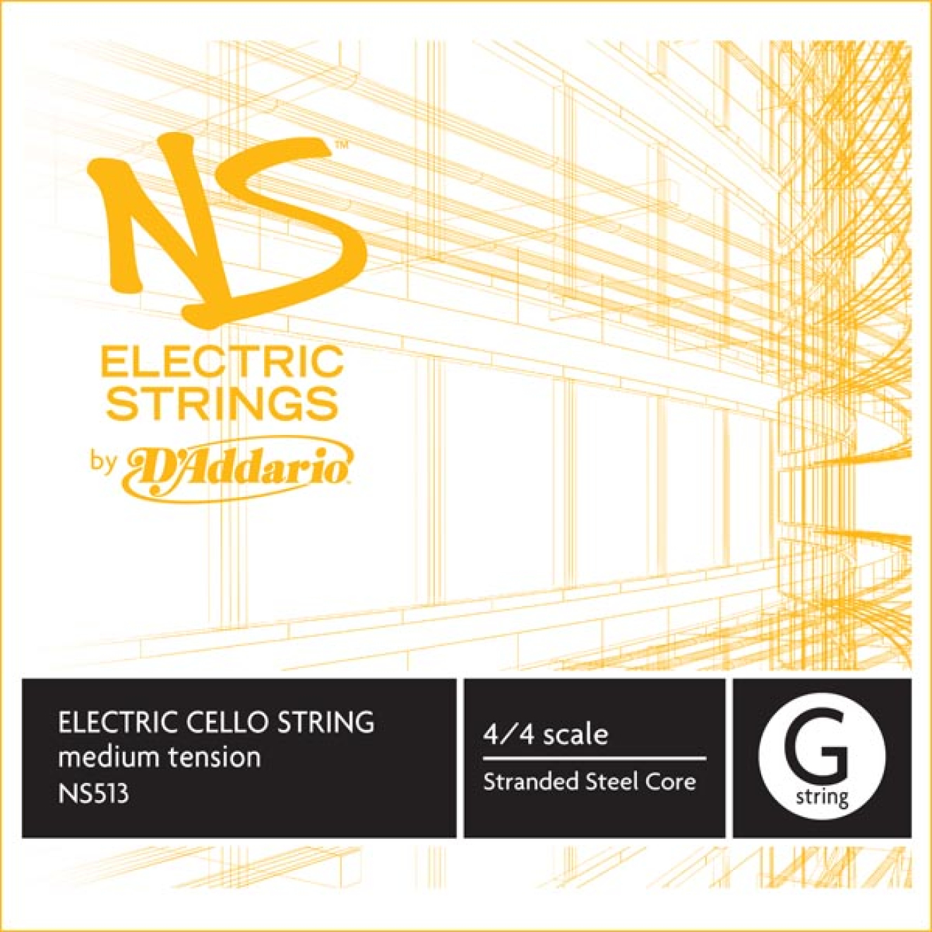 D`Addario NS E-Cello G, mittel
