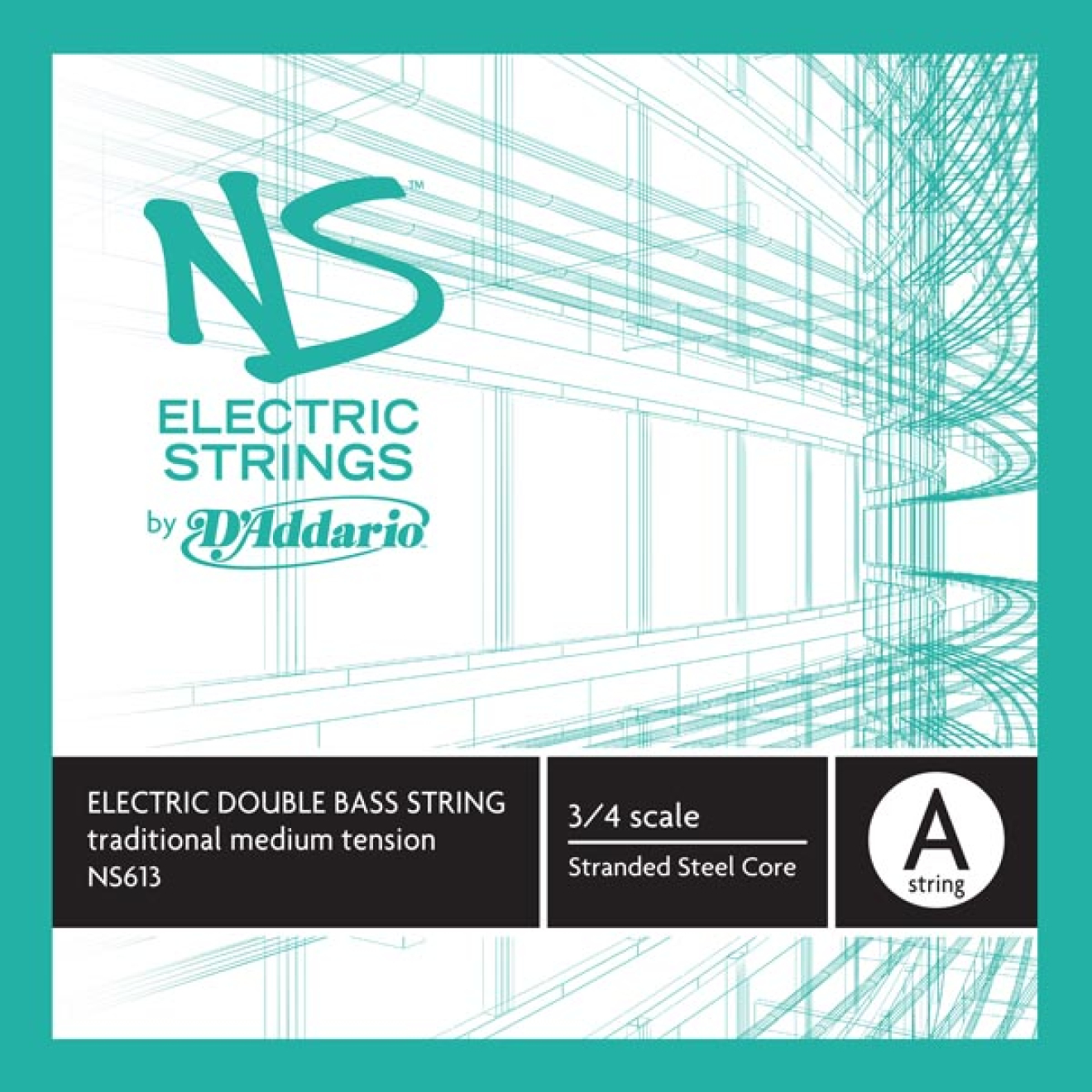 D`Addario NS E-Bass traditionell, A 3/4