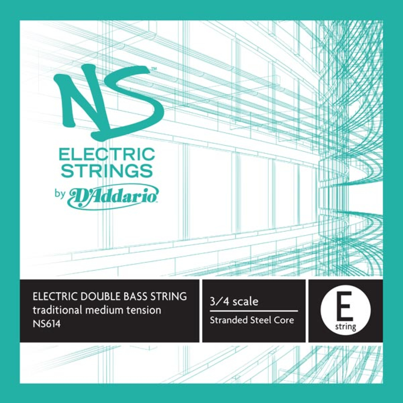 D`Addario NS E-Bass traditionell, E 3/4