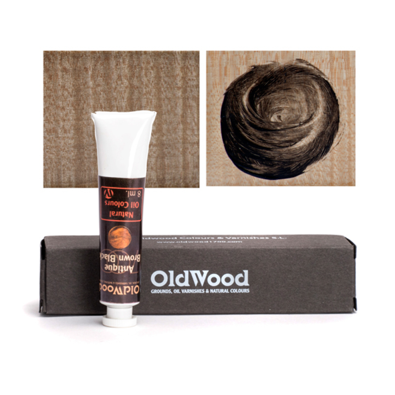 Old Wood Oil Natural Colours - Antique Brown Black, 8ml