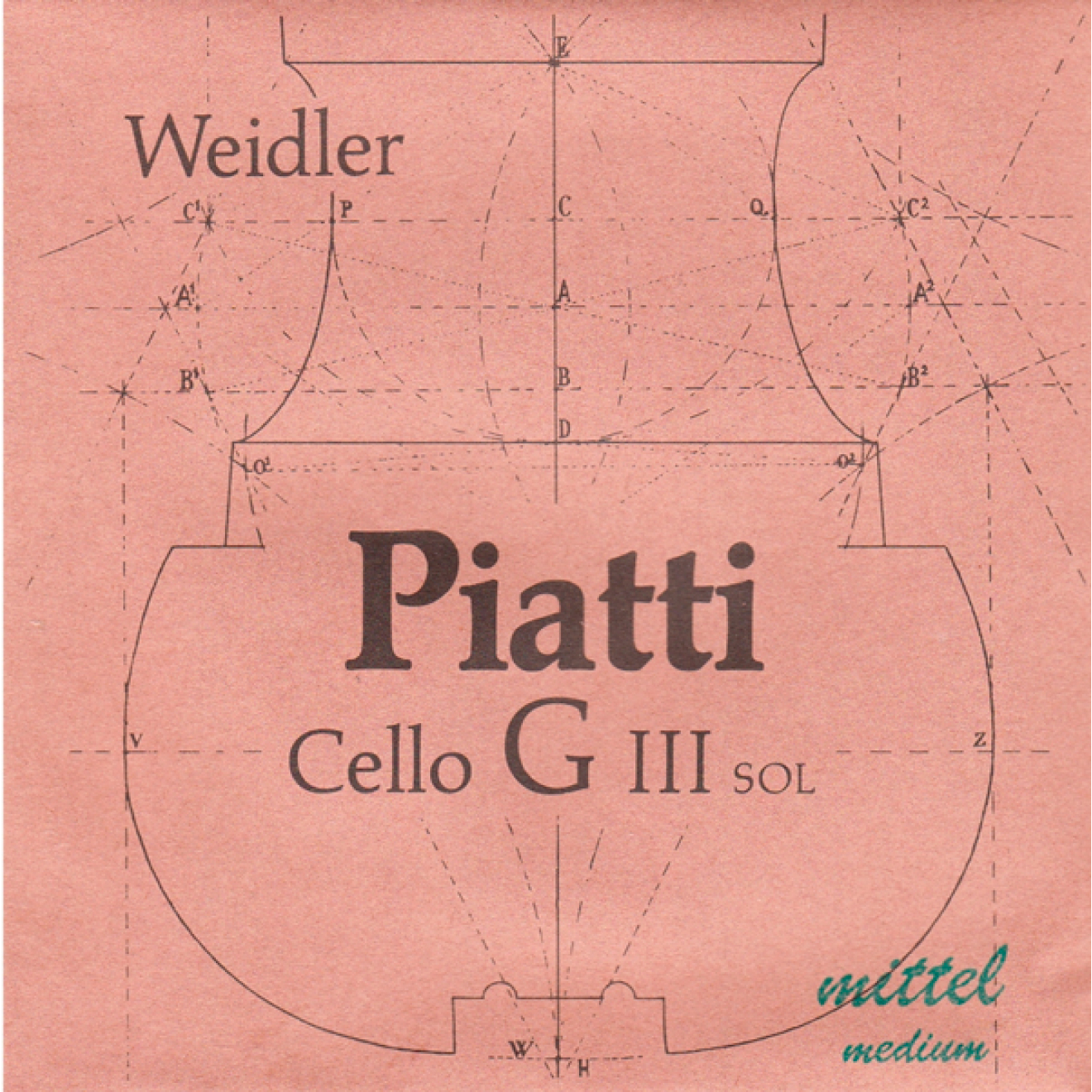 Abverkauf - Weidler Piatti Cello G weich