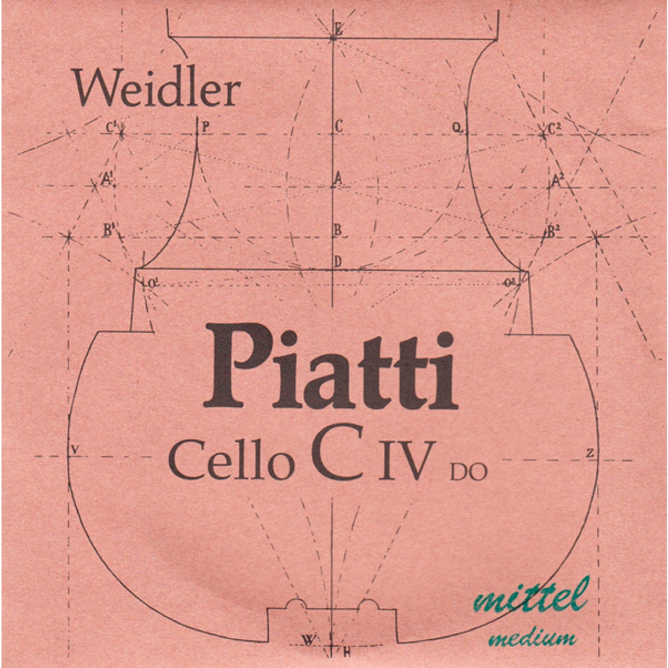 Abverkauf - Weidler Piatti Cello C weich