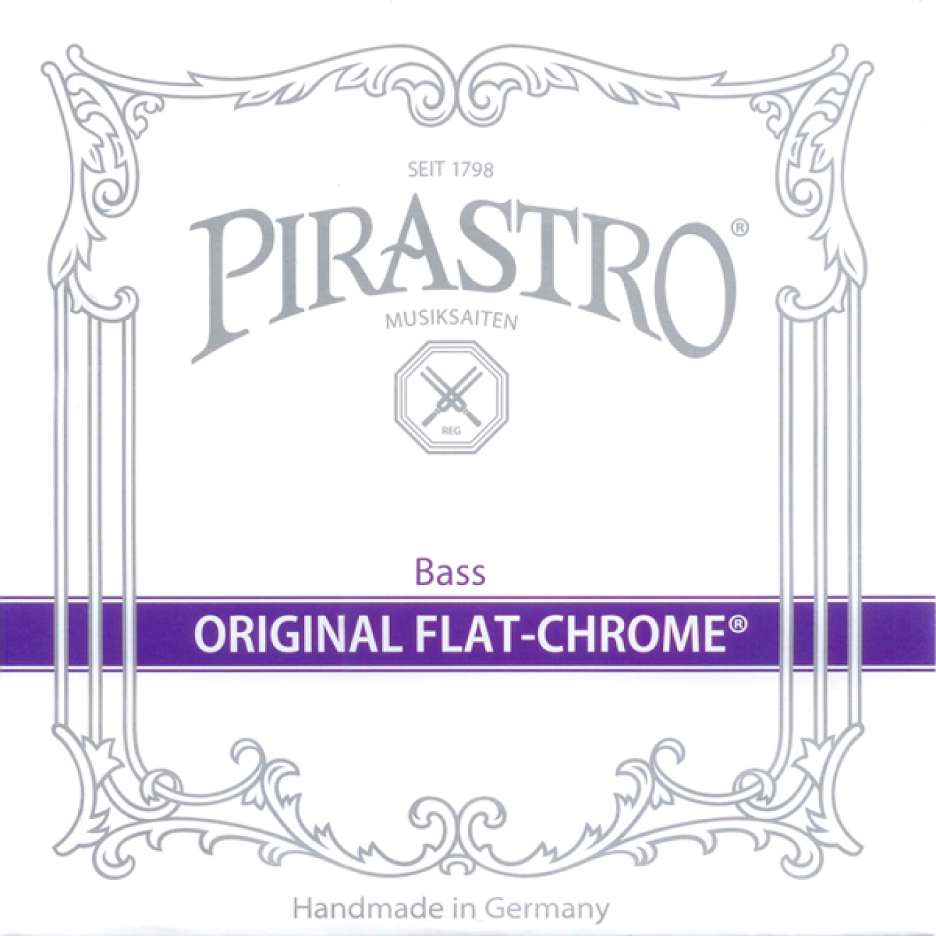 Pirastro Original Flat-Chrome Bass E, 2,10m