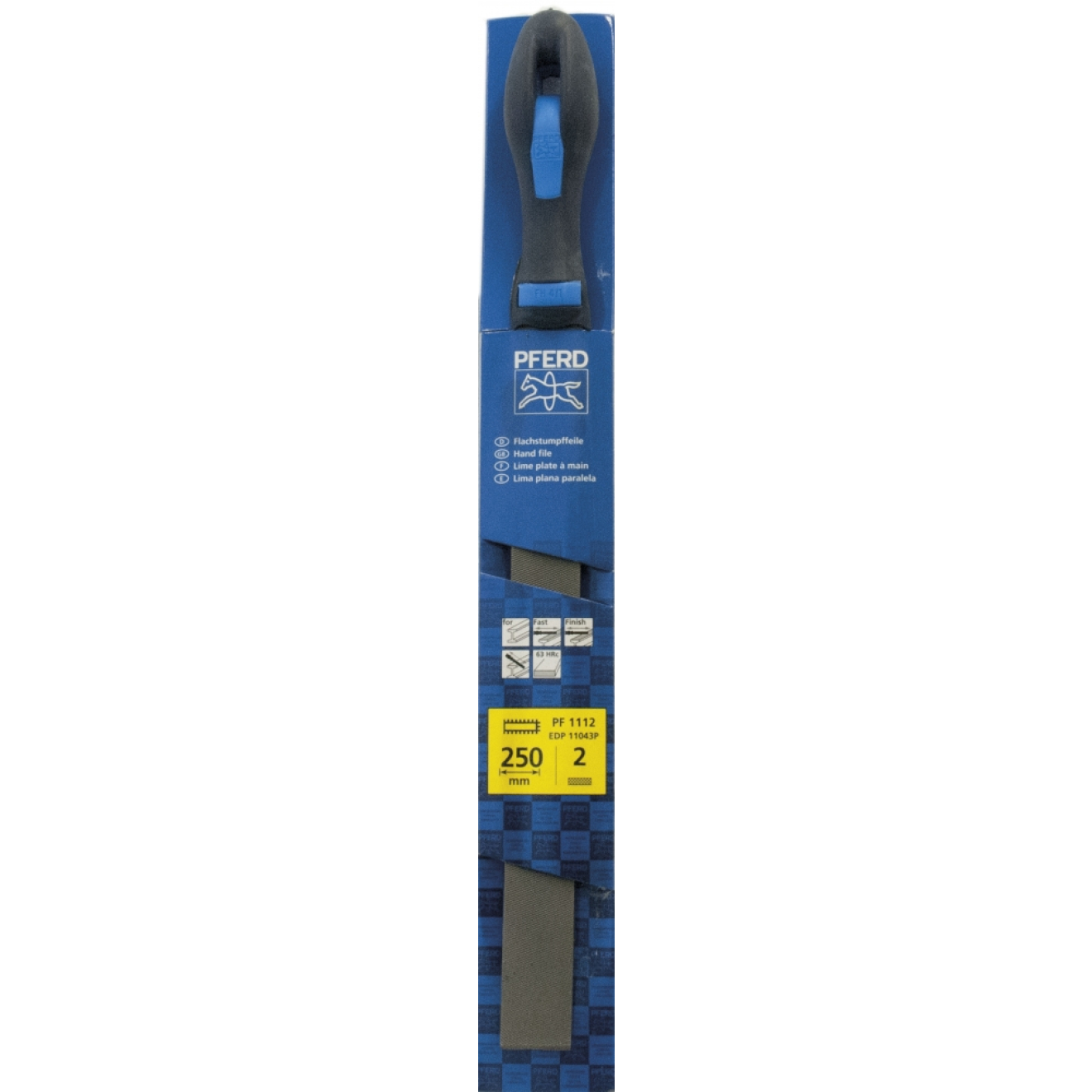 Pferd Flachstumpffeile, 250mm