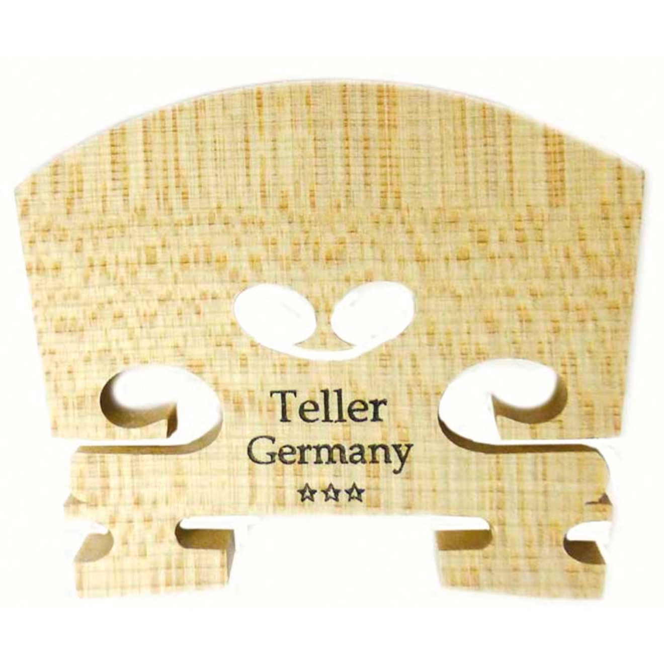 Teller Violine Steg *** gerade, mittleres Herz