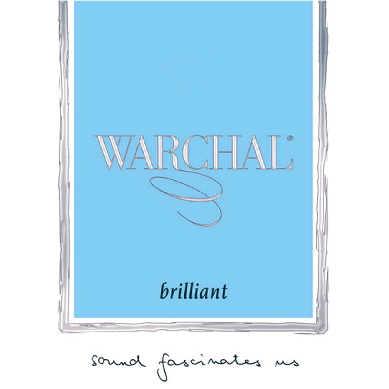 Warchal Brilliant violin SET, E-ball end
