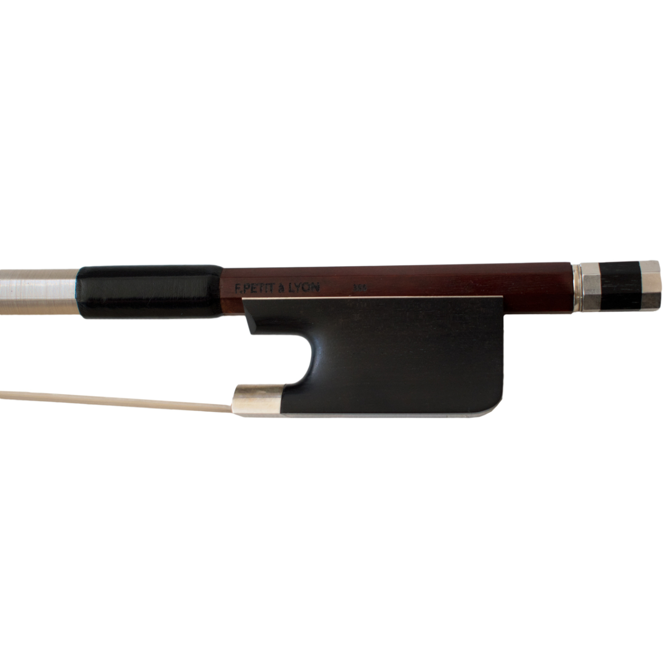 F.Petit silver cello bow, excellent pernambuco