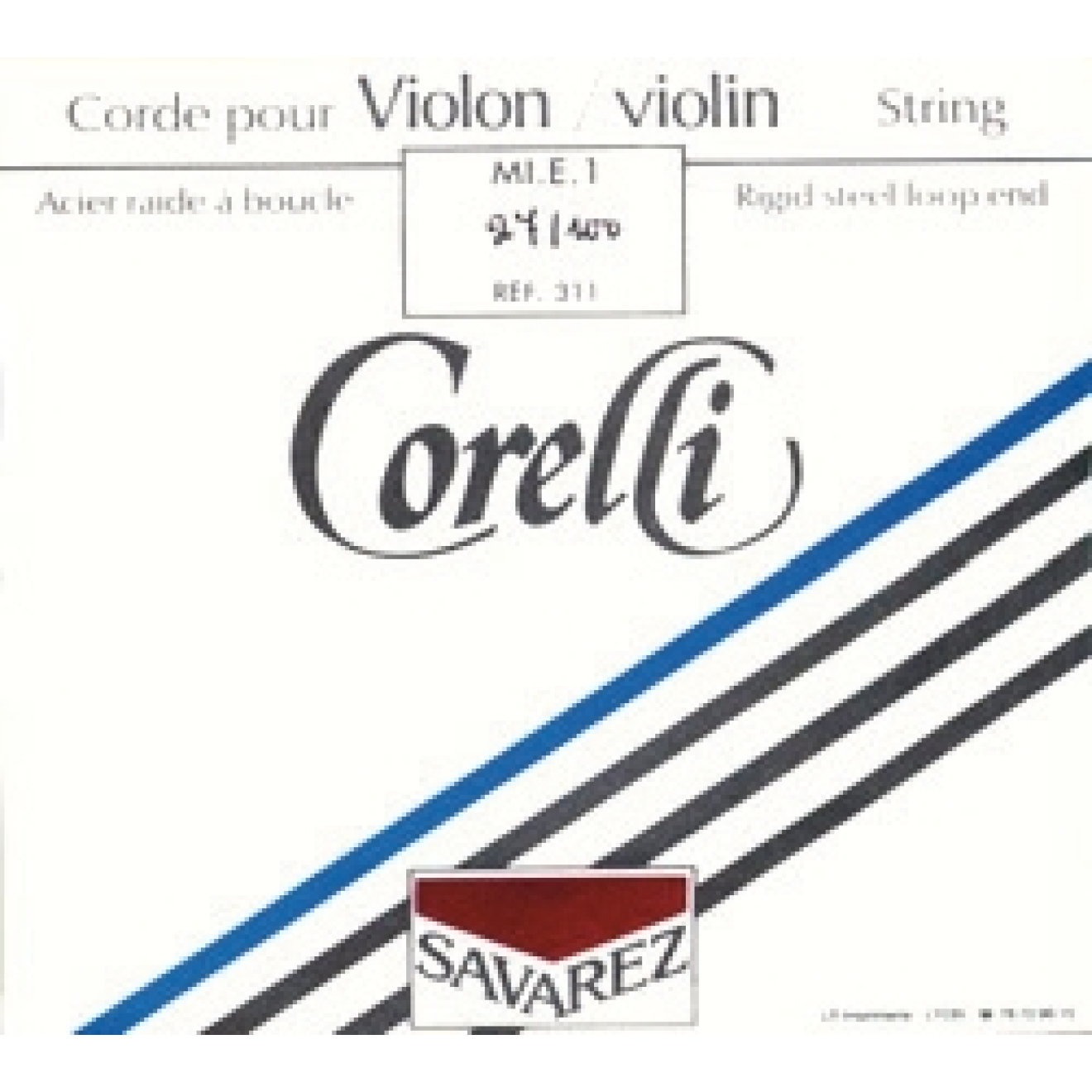 Corelli violin E, steel ball end 26/100