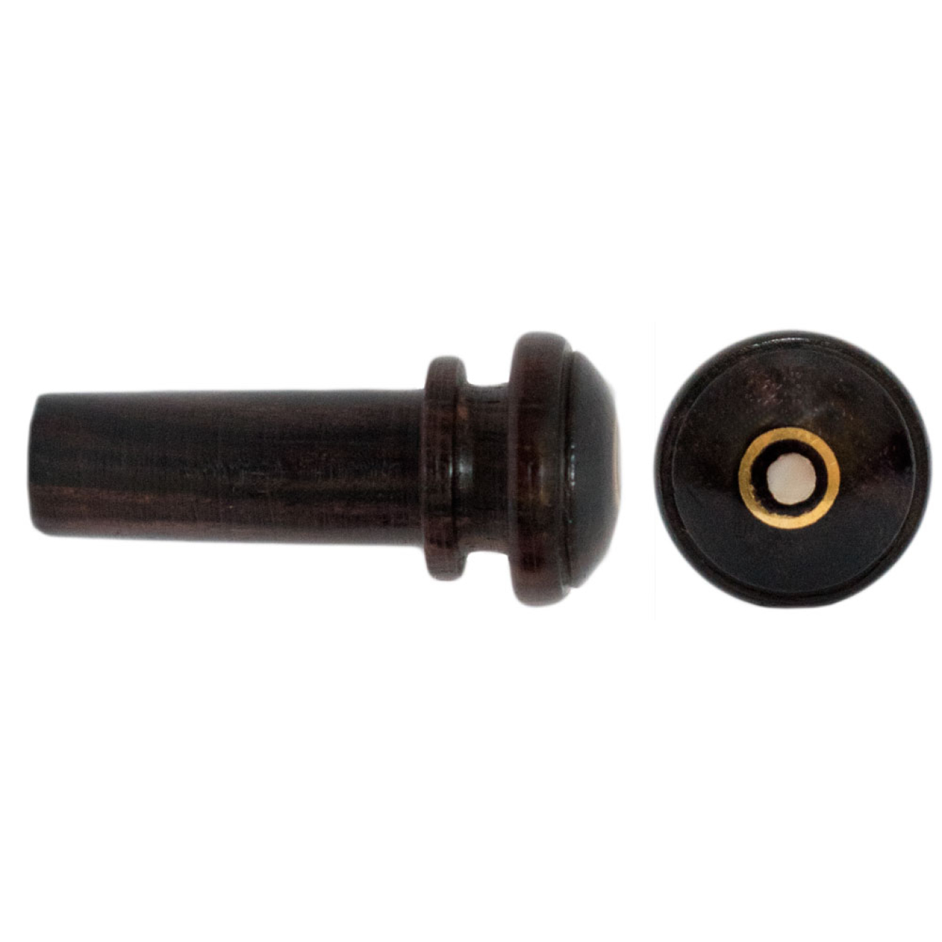 Petz Violine Endknopf, Ebenholz, Pariser Auge
