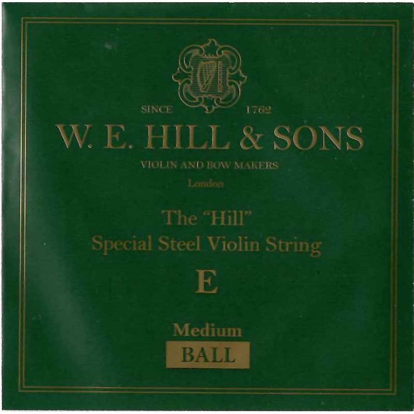 Hill Violine E, Stahl mit Schlinge
