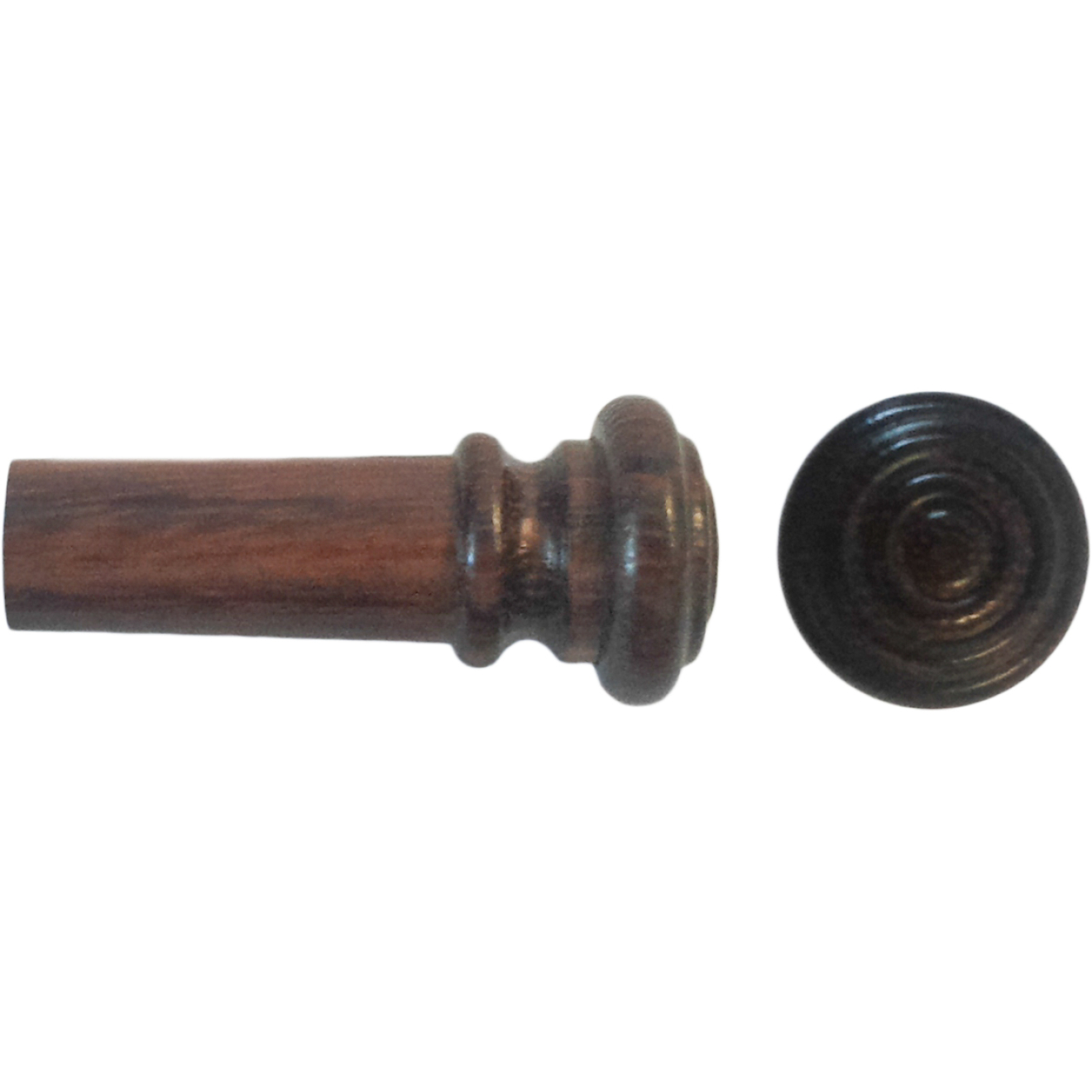 Acurameister Violine InSight Endknopf, Tamarind, mit 3 Rillen