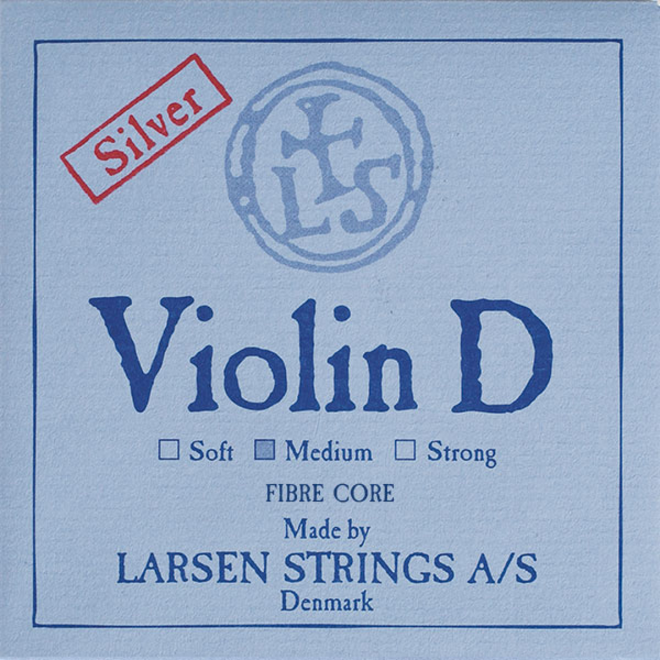 Larsen violin D, silver