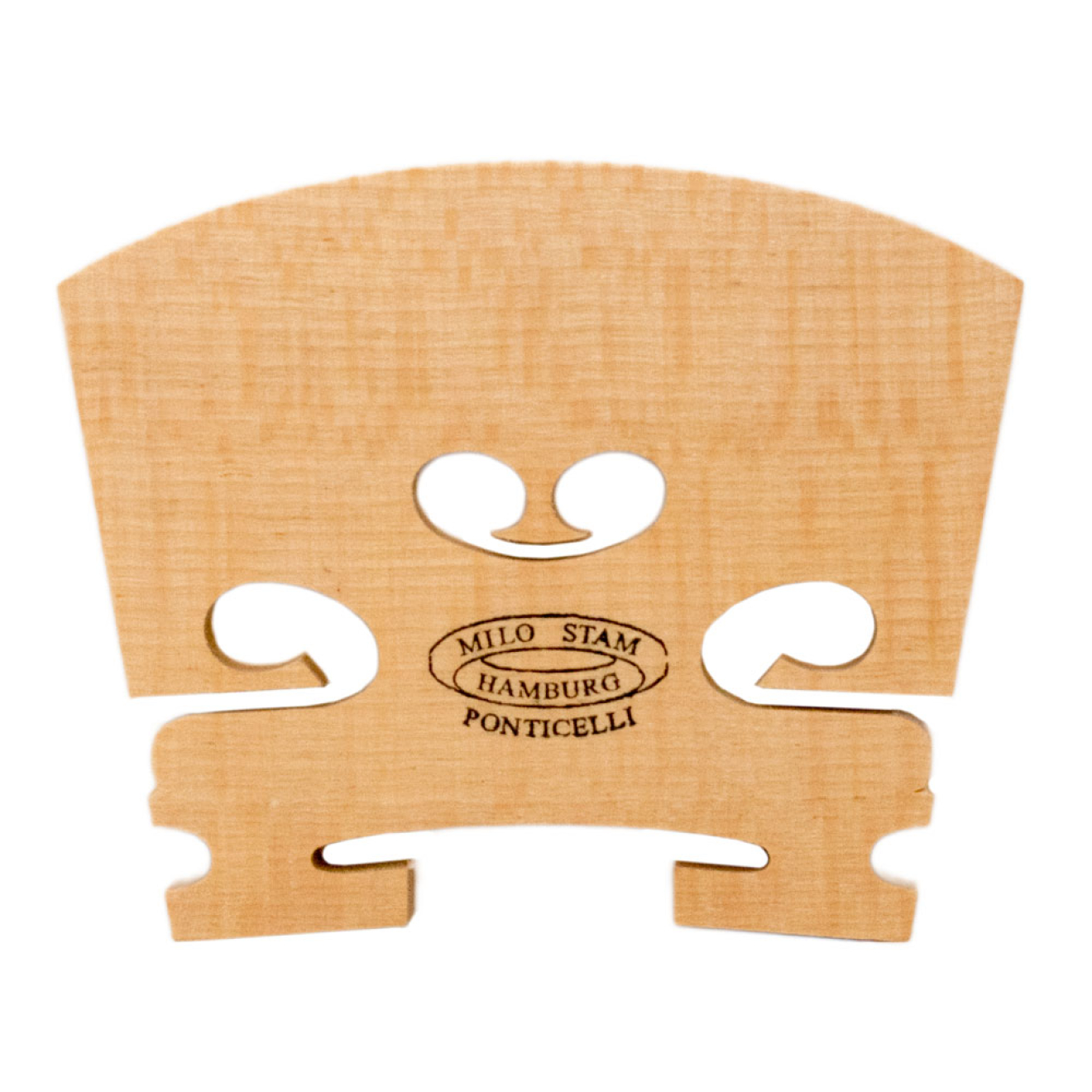 Milo Stamm Violine Steg, Standard 4/4, runde Brücke