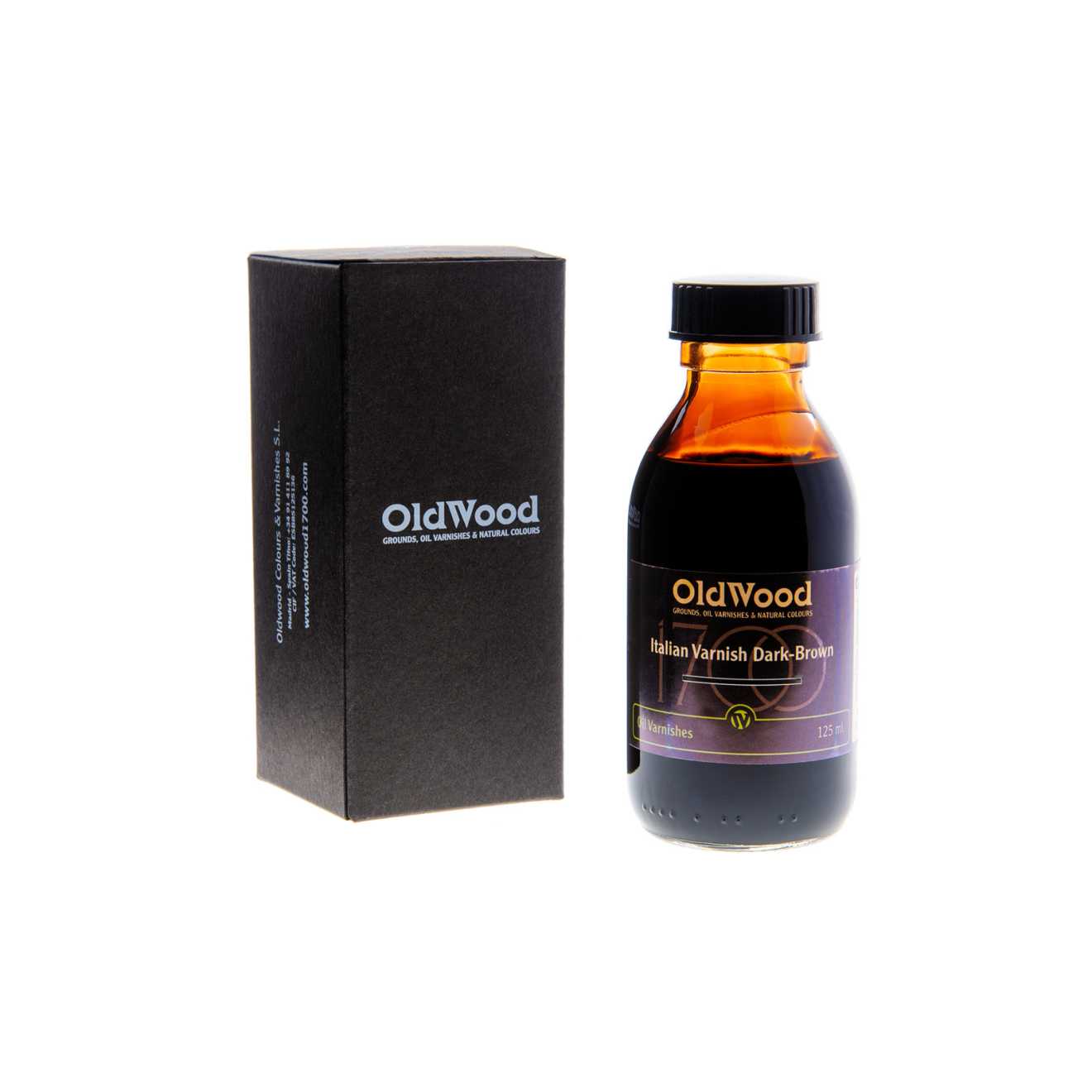 Old Wood Italian Dark Brown - färbiger Öllack 60ml